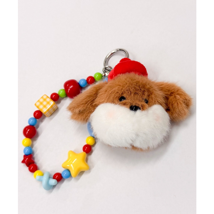 柄3 | わんこぬいぐるみビーズキーホルダー | WEGO【WOMEN】