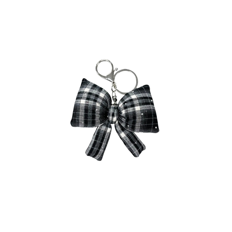 ブラック | チェックリボンキーホルダー | WEGO【WOMEN】