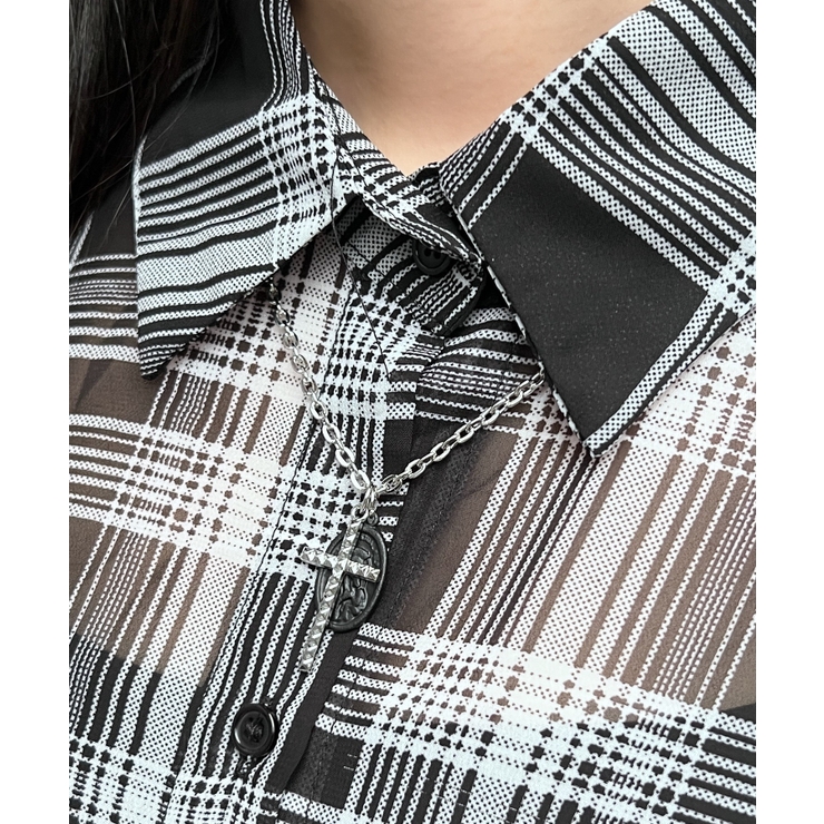 【Figments】クロス&オーバルネックレス | WEGO【WOMEN】 | 詳細画像1 