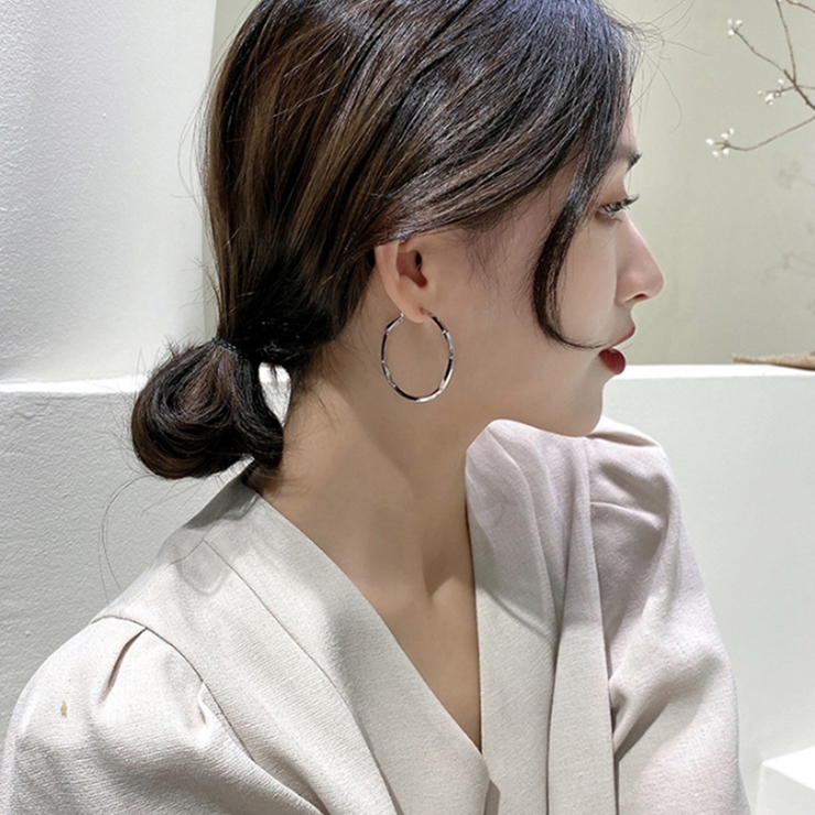 ピアス イアリング フープピアス[品番：KX000001153]｜CLARAH【WOMEN