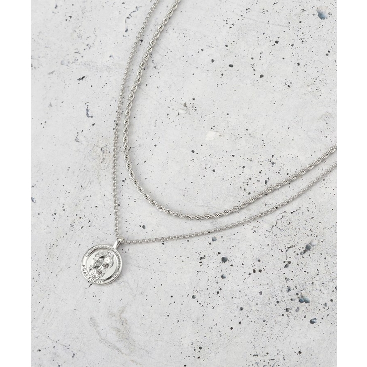 シルバー(006) | コインチェーン2WAYショートネックレス | THE SHOP TK