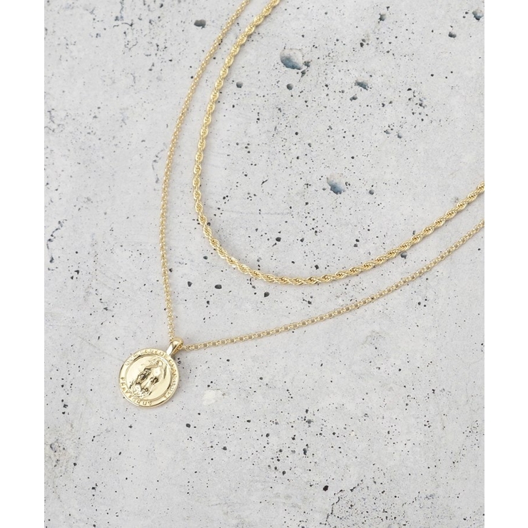 ゴールド(007) | コインチェーン2WAYショートネックレス | THE SHOP TK