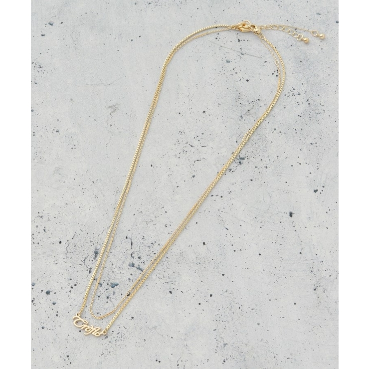 ゴールド(107) | レタリングネックレス | THE SHOP TK