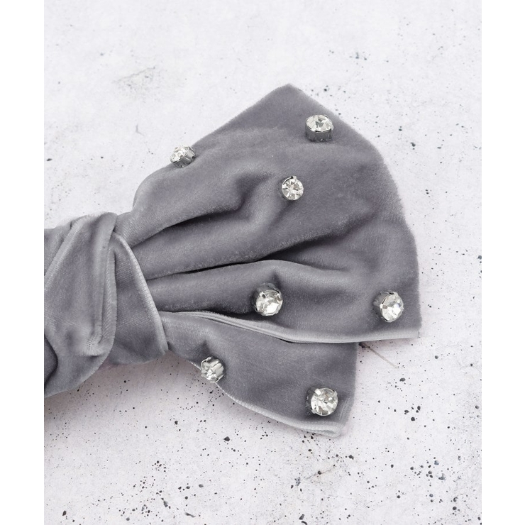 【華やか＆上品】ビジューベロアリボンバレッタ | THE SHOP TK | 詳細画像4 