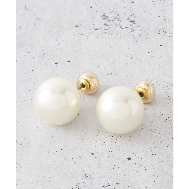 ゴールド(007) | パール調キャッチ2WAYピアス | THE SHOP TK
