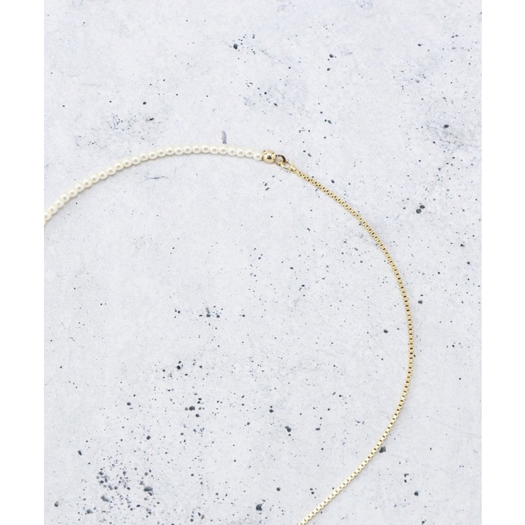 華奢パール調Y字ネックレス | THE SHOP TK | 詳細画像3 