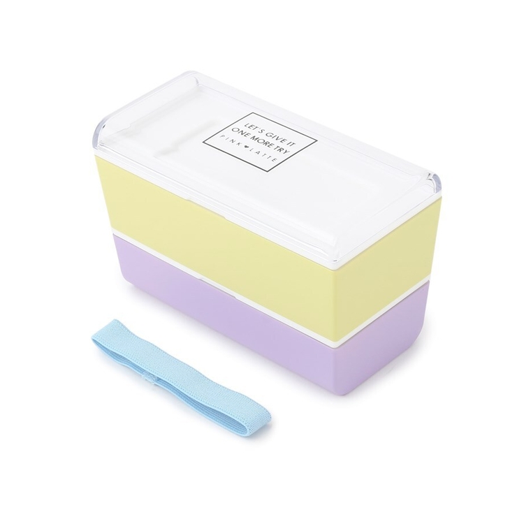 2段式ボックスロゴランチボックス 品番 Wrdw Pink Latte ピンクラテ のキッズファッション通販 Shoplist ショップリスト