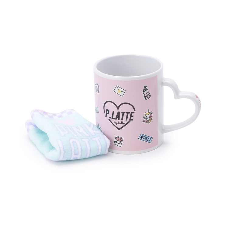 ベビーピンク(071) | マグカップ＋ハンドタオル ギフトBOX | PINK-latte