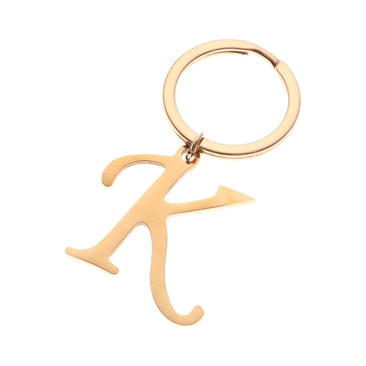 K/ゴールド(107) | イニシャルキーリング | PINK-latte