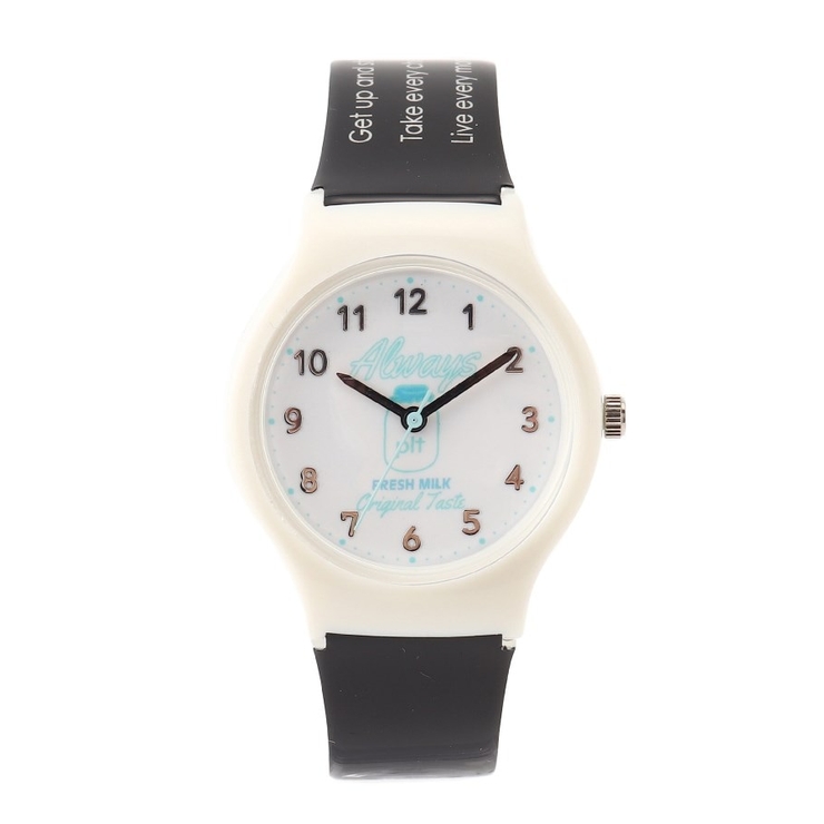 ブラック(019) | ミルクアイコンウォッチ | PINK-latte