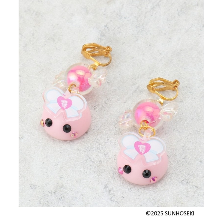 ピンク(071) | 【サン宝石ほっぺちゃんコラボ】イヤリング | PINK-latte