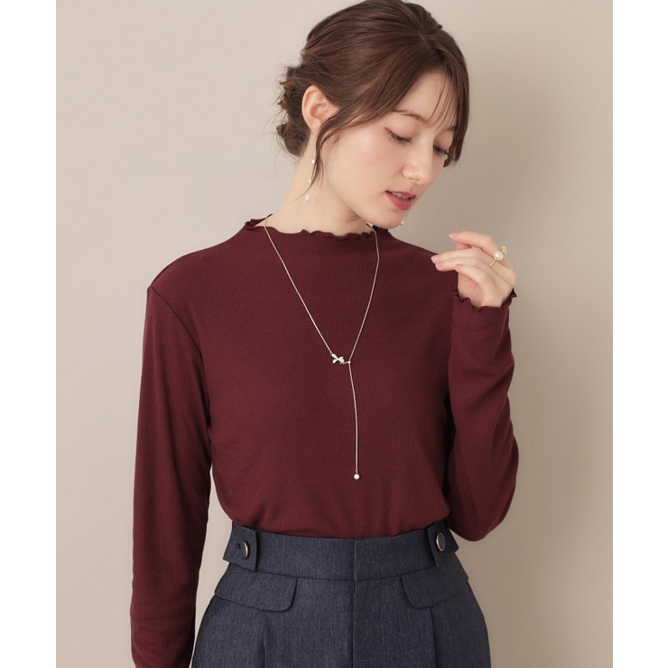 リボンモチーフラリエットネックレス | Couture brooch | 詳細画像5 