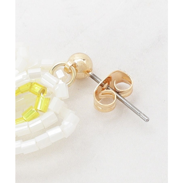 フラワービーズピアス | Couture brooch | 詳細画像4 