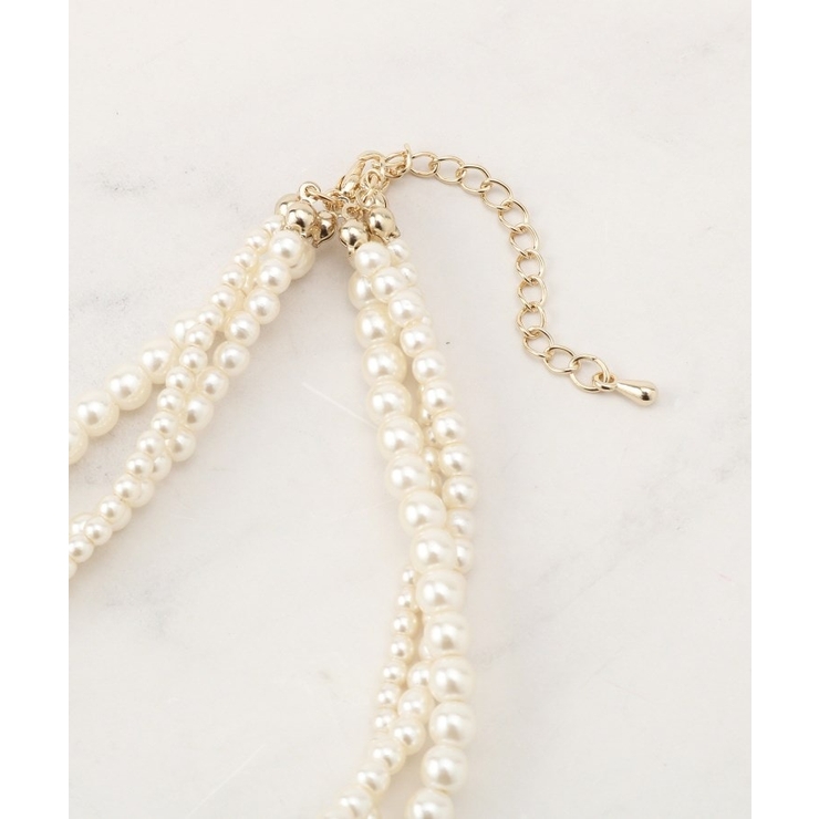 ツイストパール調ネックレス | Couture brooch | 詳細画像2 