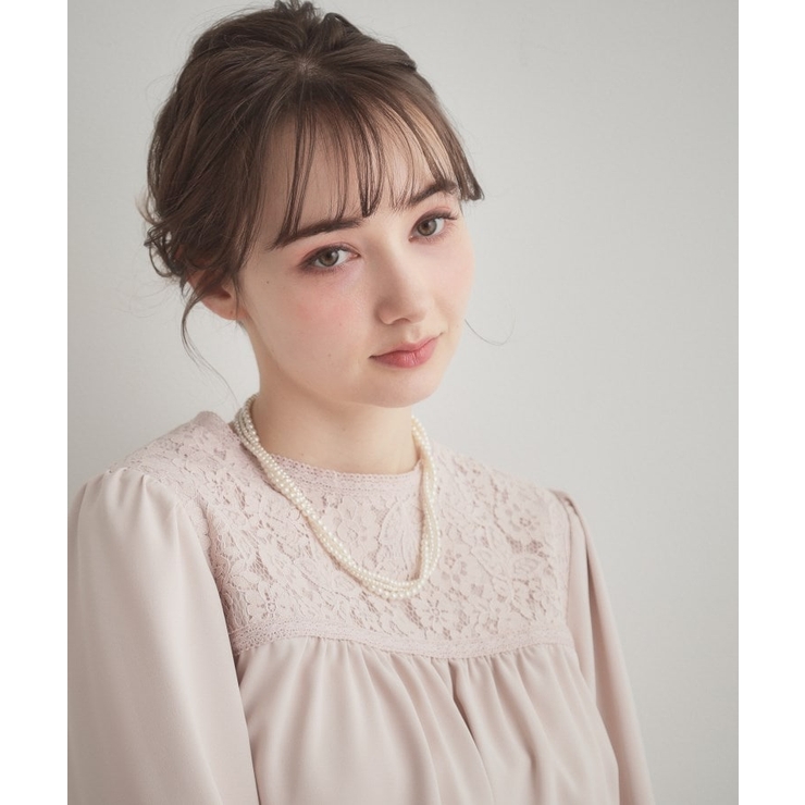 ツイストパール調ネックレス | Couture brooch | 詳細画像5 