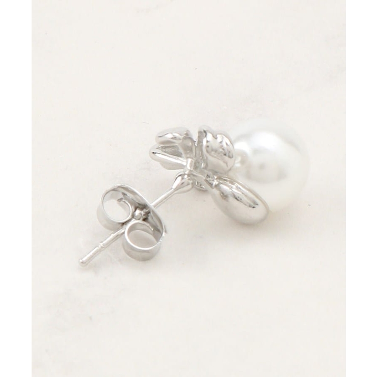 リボンパール調ピアス | Couture brooch | 詳細画像3 