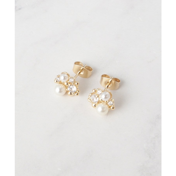 パール調ビジューピアス | Couture brooch | 詳細画像1 