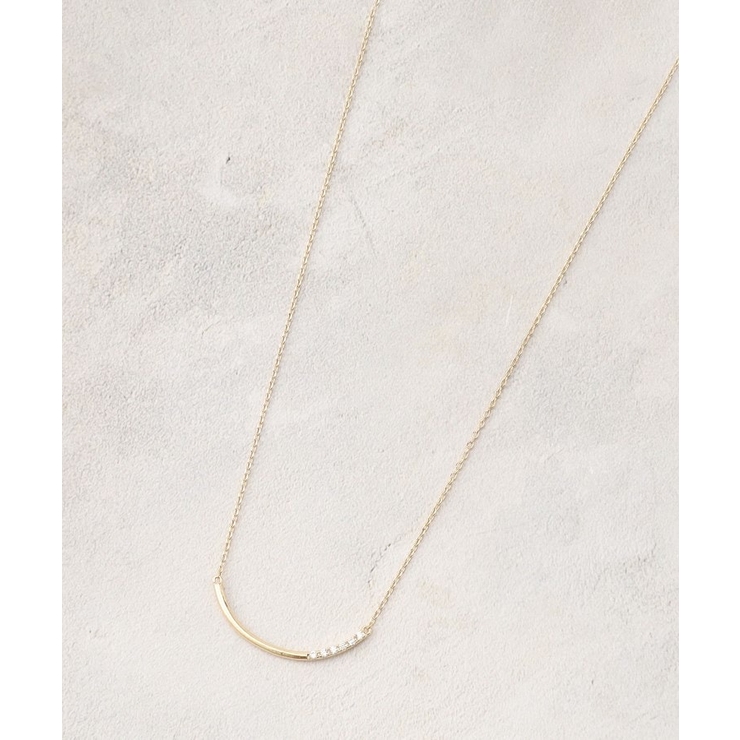 ゴールド(007) | ビジューバーショートネックレス | grove