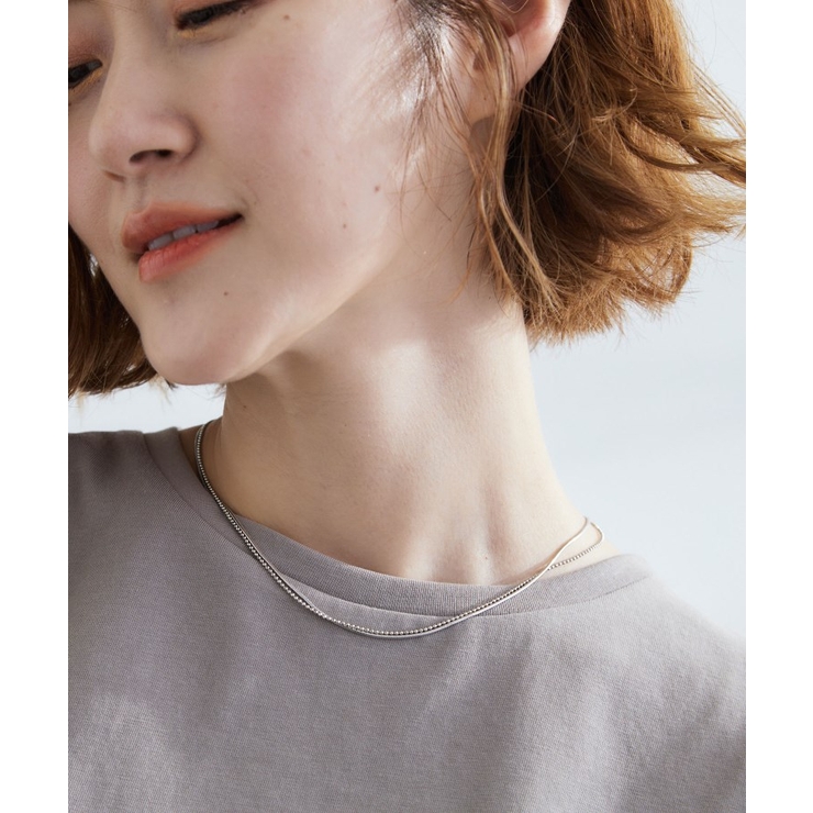 ダブルチェーンショートネックレス | grove | 詳細画像4 