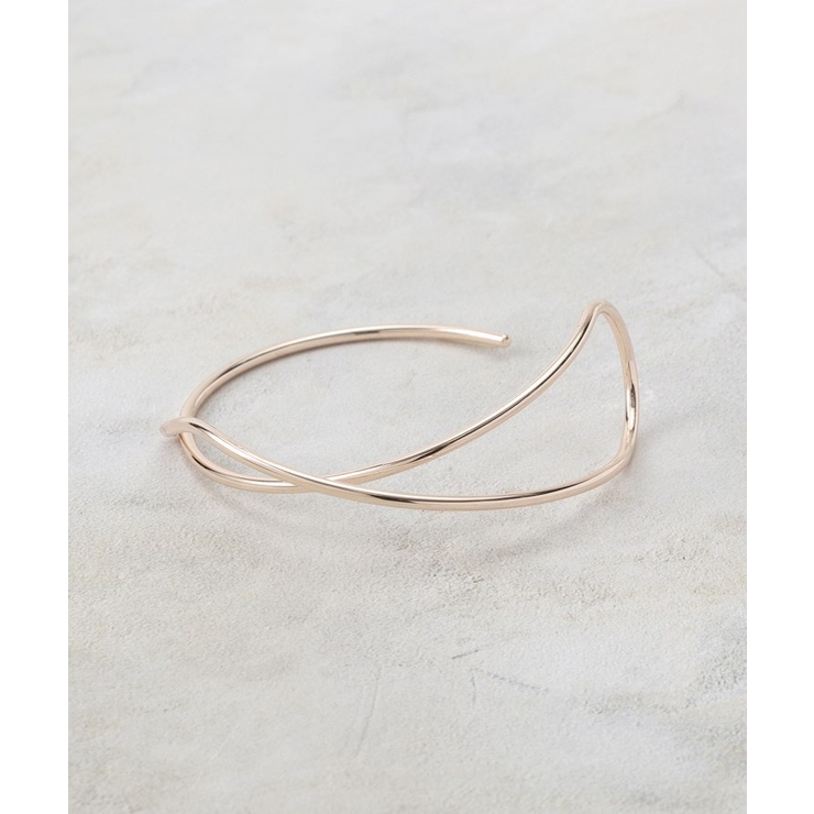 ピンクシルバー(005) | クロスメタルバングル | grove