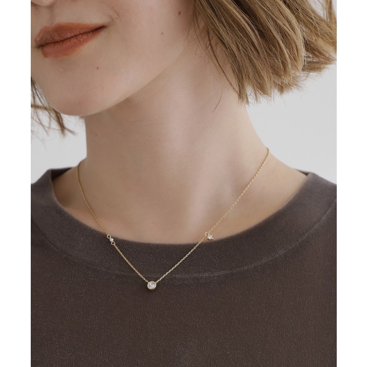 メタルパーツショートネックレス | grove | 詳細画像7 