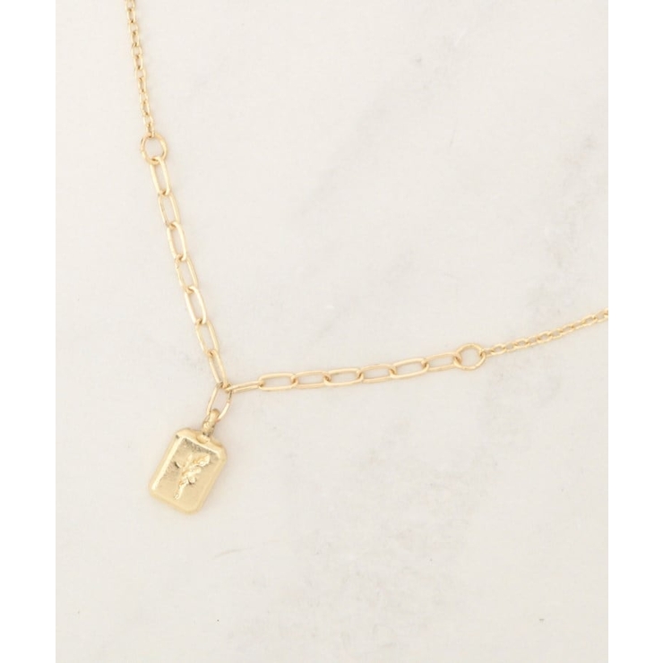 ゴールド(007) | メタルメダリオンショートネックレス | grove