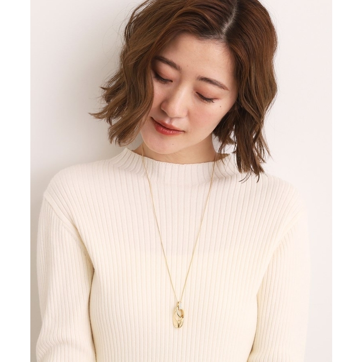 ニュアンスメタルビジューネックレス | grove | 詳細画像5 