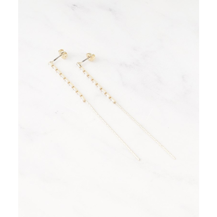 ビジューロングピアス | grove | 詳細画像1 