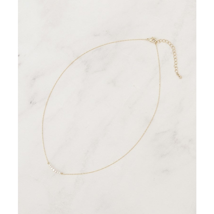 ビジューバーショートネックレス | grove | 詳細画像2 