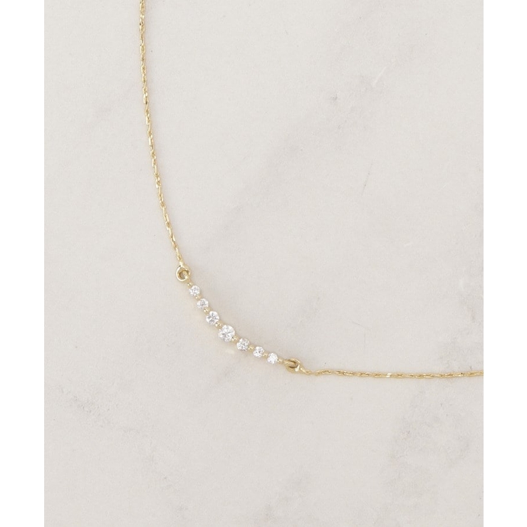 ゴールド(007) | ビジューバーショートネックレス | grove