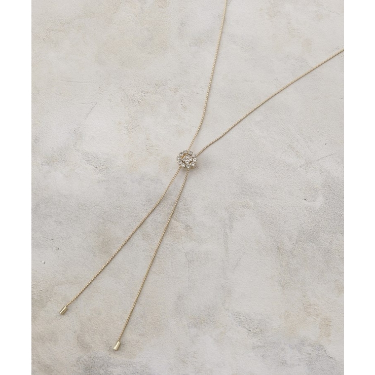 ゴールド(007) | きらきらビジュースライドネックレス【入卒対応可】 | grove