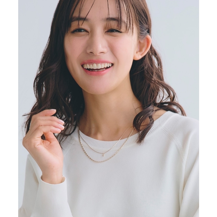 ゴールド(007) | デザインチェーンビジューショートネックレス2本セット | grove