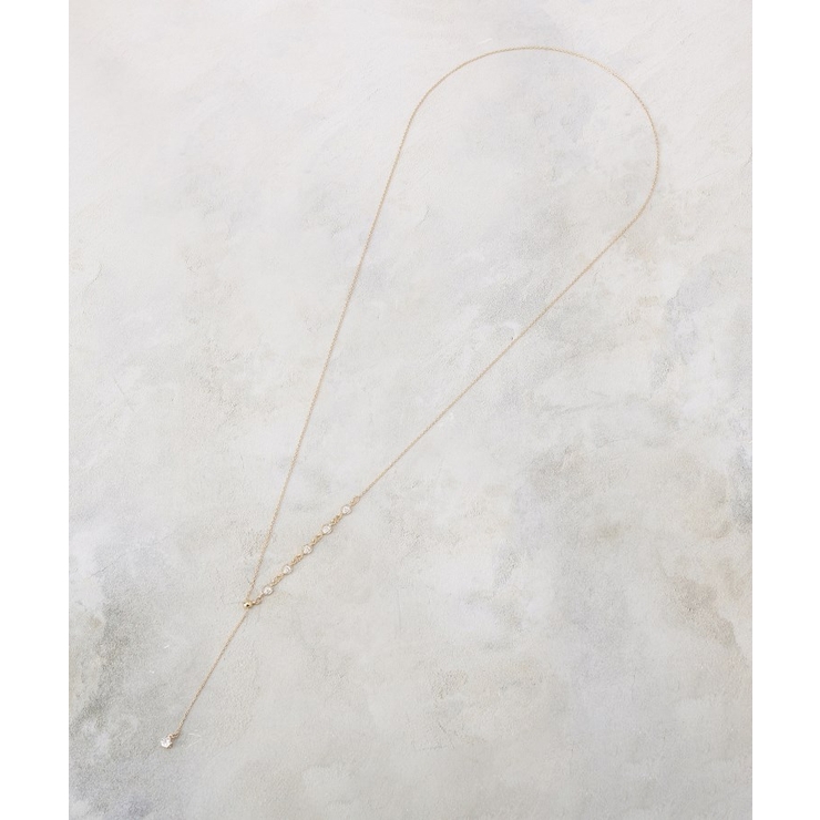 ビジューラインY字スライドネックレス | grove | 詳細画像2 