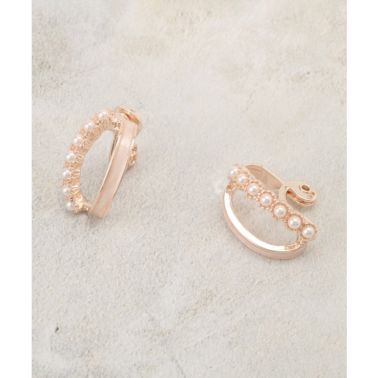 ピンクゴールド(005) | 痛くなりにくいエポオーバルイヤリング | grove