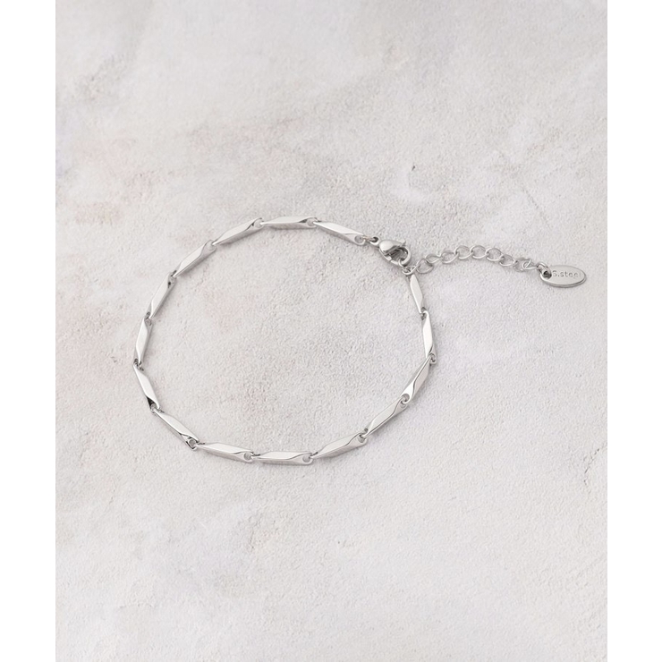 シルバー(006) | 【ステンレス】メタルチェーンブレスレット | grove