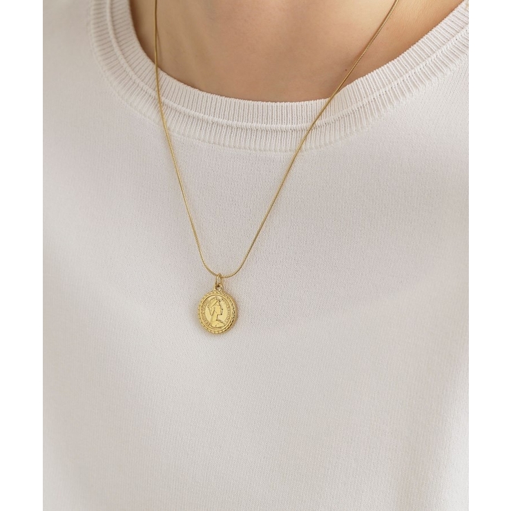 【ステンレス】コインチェーンネックレス | grove | 詳細画像4 