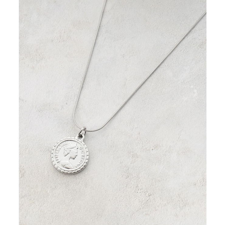 シルバー(006) | 【ステンレス】コインチェーンネックレス | grove