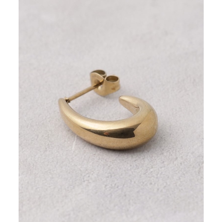 【ステンレス】メタルオーバルピアス | grove | 詳細画像2 