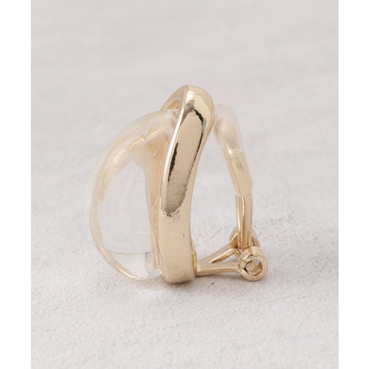 ビッグクリアメタルイヤリング | grove | 詳細画像3 