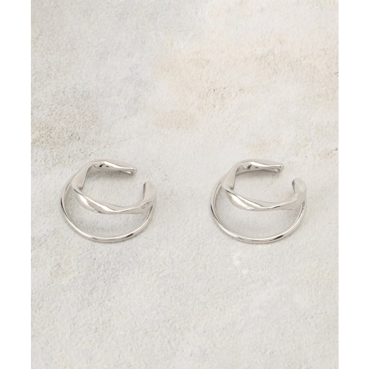 シルバー(006) | ダブルメタルラインイヤカフ | grove