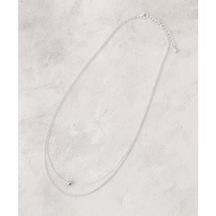 デザインチェーン2連ネックレス | grove | 詳細画像1 