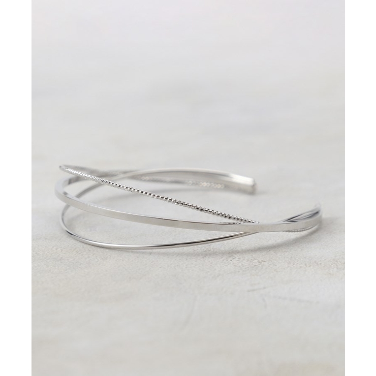 トリプルラインメタルバングル | grove | 詳細画像3 