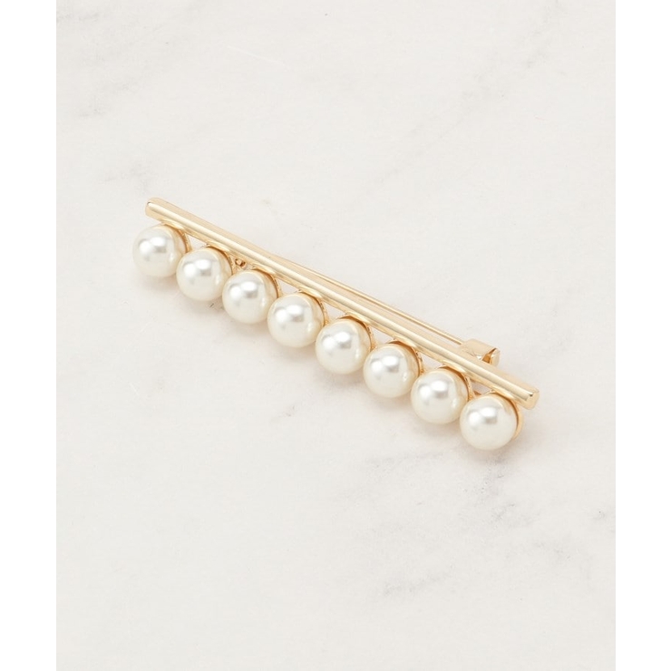 ラインパール調ブローチ | grove | 詳細画像1 