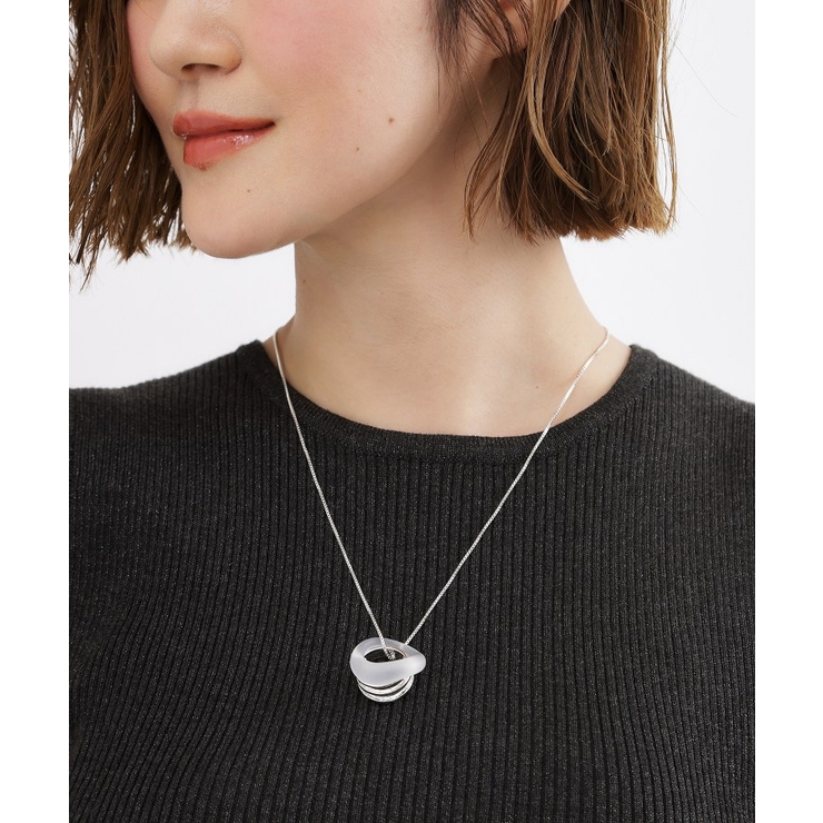 カラーアクリルリングネックレス | grove | 詳細画像4 