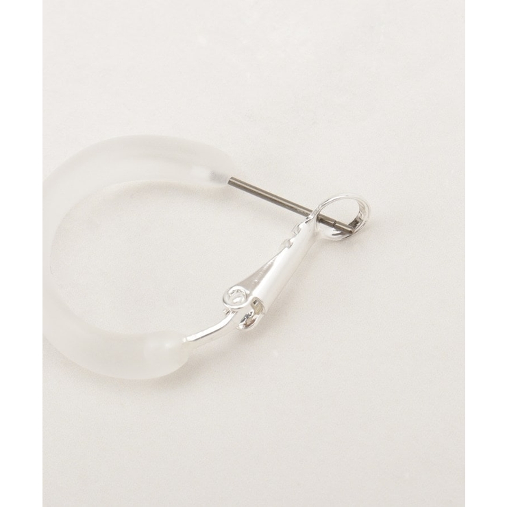 カラーアクリルフープピアス | grove | 詳細画像3 