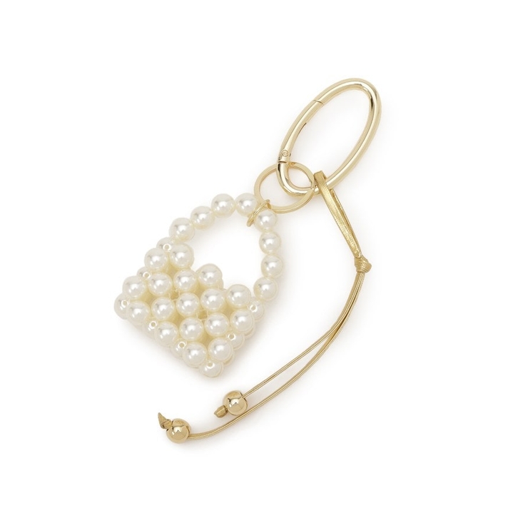 ゴールド(007) | 手編みビーズバッグチャーム | grove