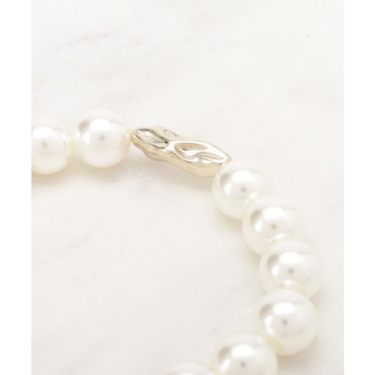 フェイクパールメタルゴムブレス | grove | 詳細画像3 