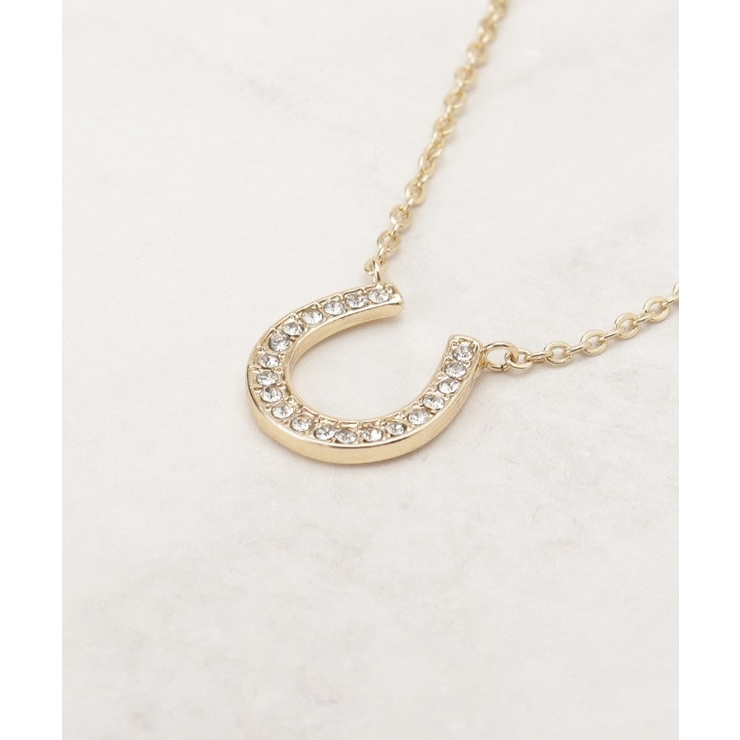 【HORSESHOEシリーズ】ビジュー馬蹄ネックレス | grove | 詳細画像4 