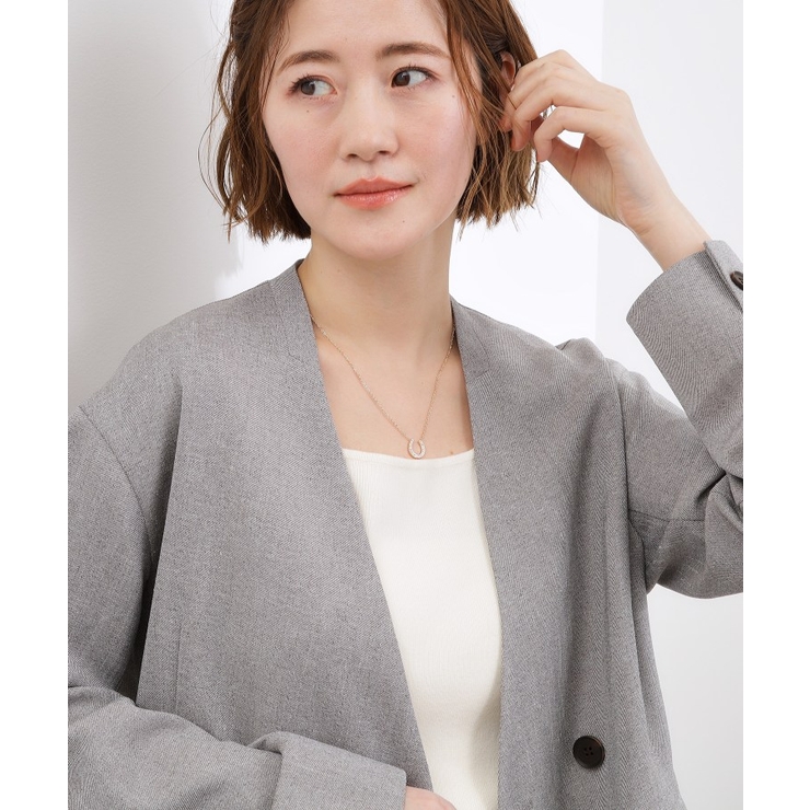 【HORSESHOEシリーズ】ビジュー馬蹄ネックレス | grove | 詳細画像6 