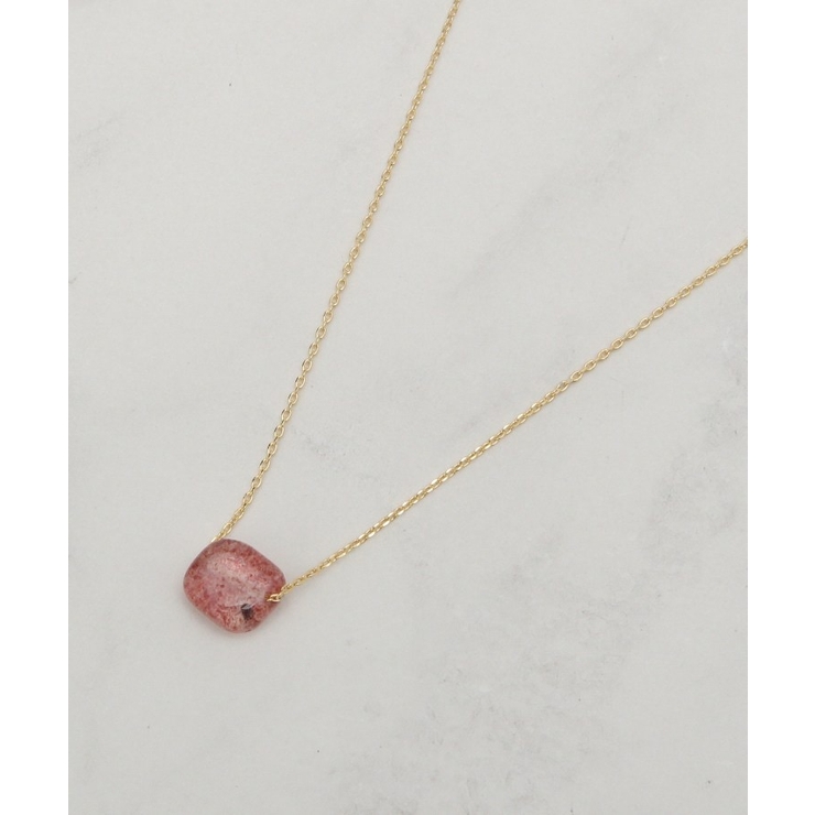 ピンク(071) | 天然石Y字ネックレス【日本製】 | grove